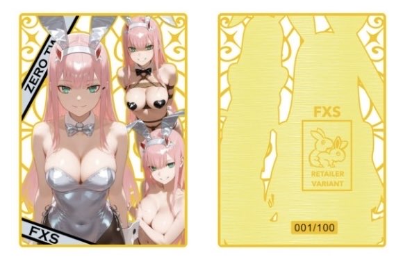 FxS Retailer Variant - Zero Two Metal Card