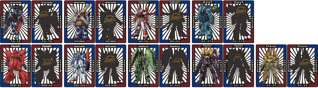 LCC Metal Cards - Gundam (Series 2)
